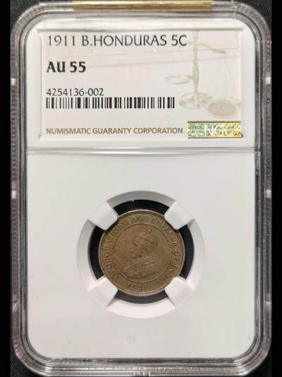 1911年英属洪都拉斯5分