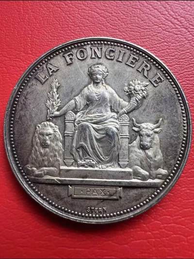 法国FONCIERE人寿保险公司银章