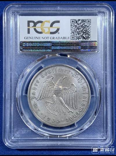 欣赏一下好币，这应该是那个著名的小胡子男人吧