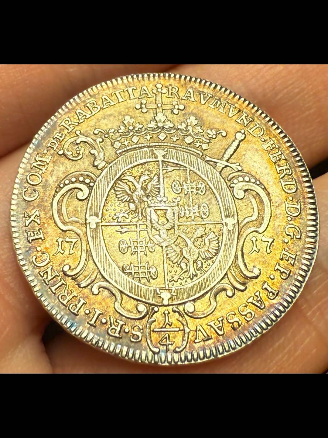 神圣罗马帝国帕绍1/4塔勒银币