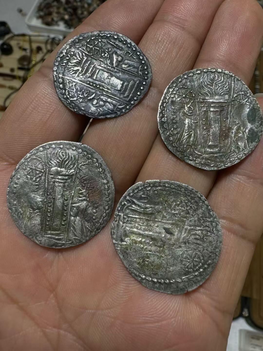 丝路银币：厭哒王朝银币