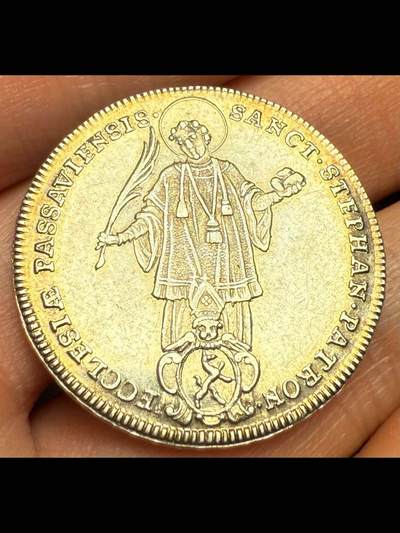 神圣罗马帝国帕绍1/4塔勒银币