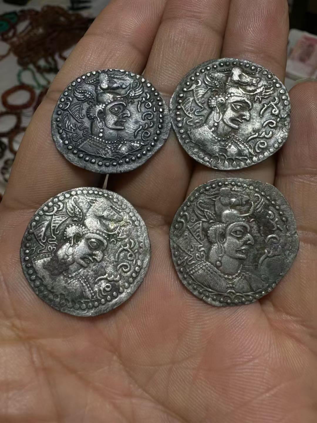 丝路银币：厭哒王朝银币