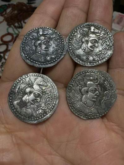 丝路银币：厭哒王朝银币