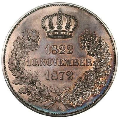 萨克森王国1872年银质纪念章