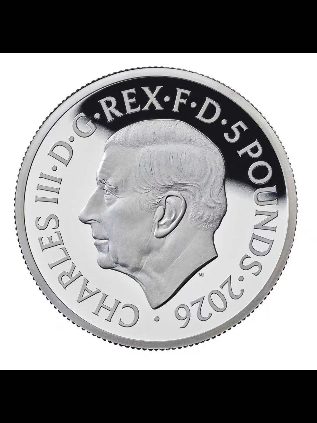 不列颠女神——2026年英国2盎司精制银币