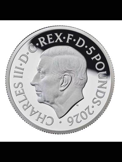 不列颠女神——2026年英国2盎司精制银币