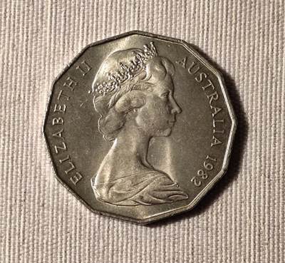 澳大利亚1982年50分 第十二届英联邦运动会纪念币