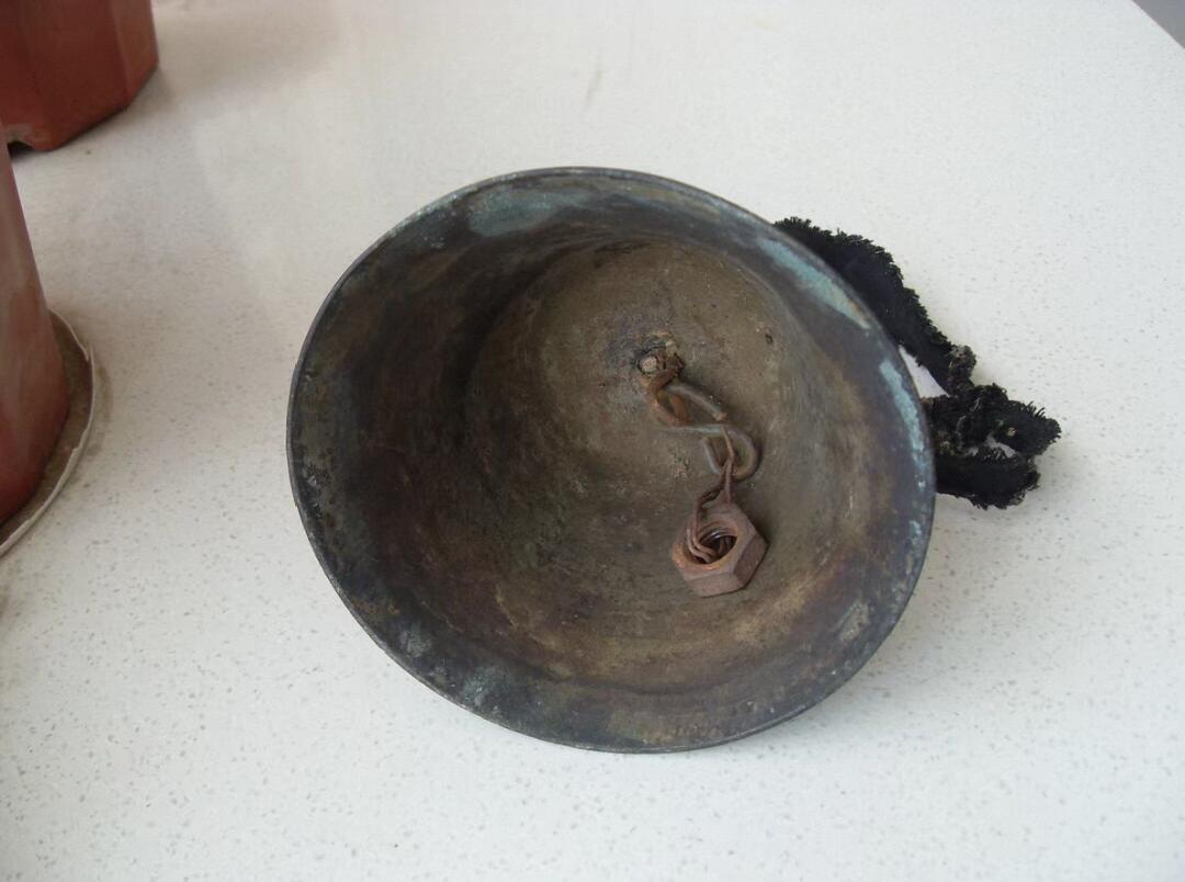 古董铜铃铛 风铃 广口铃 铜器 乡下老物！！