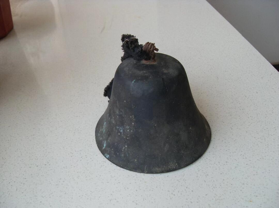 古董铜铃铛 风铃 广口铃 铜器 乡下老物！！