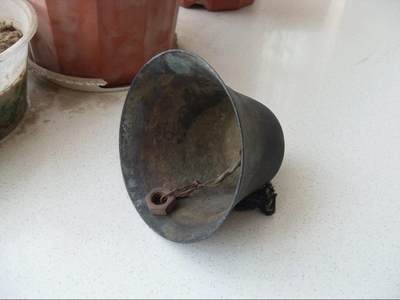 古董铜铃铛 风铃 广口铃 铜器 乡下老物！！