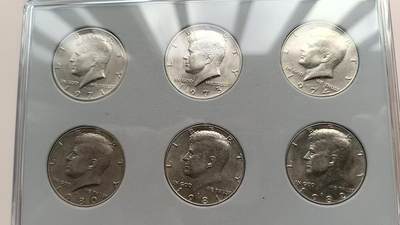 美国1970年代肯尼迪半美元套装