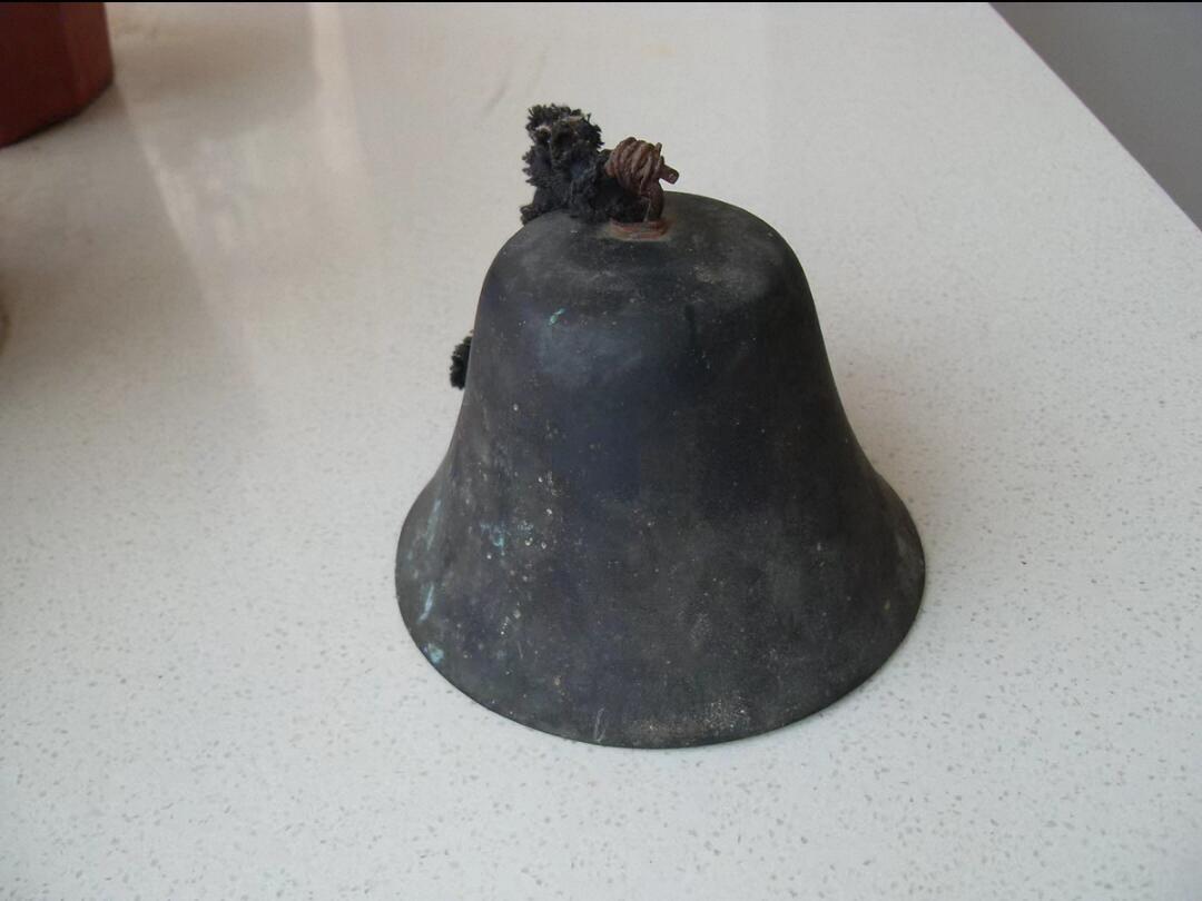 古董铜铃铛 风铃 广口铃 铜器 乡下老物！！