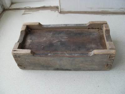 老木质烟筐 烟丝盒 老木盒！！
