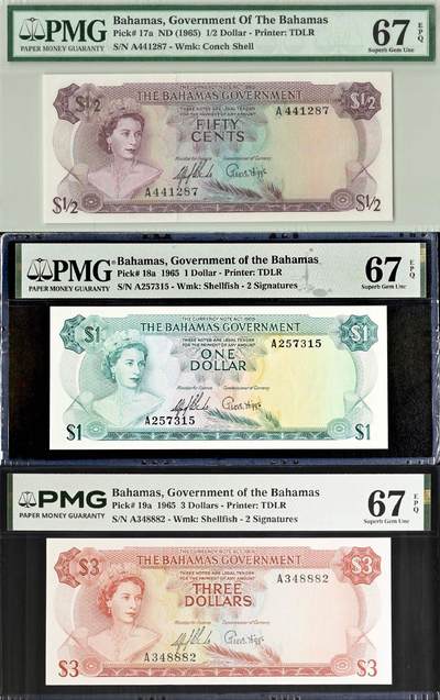 套英国G序列女王版塑料英镑纸币 • 材质：采用聚合物（塑料）材质，相比传统纸币更耐用、更难伪造。 •