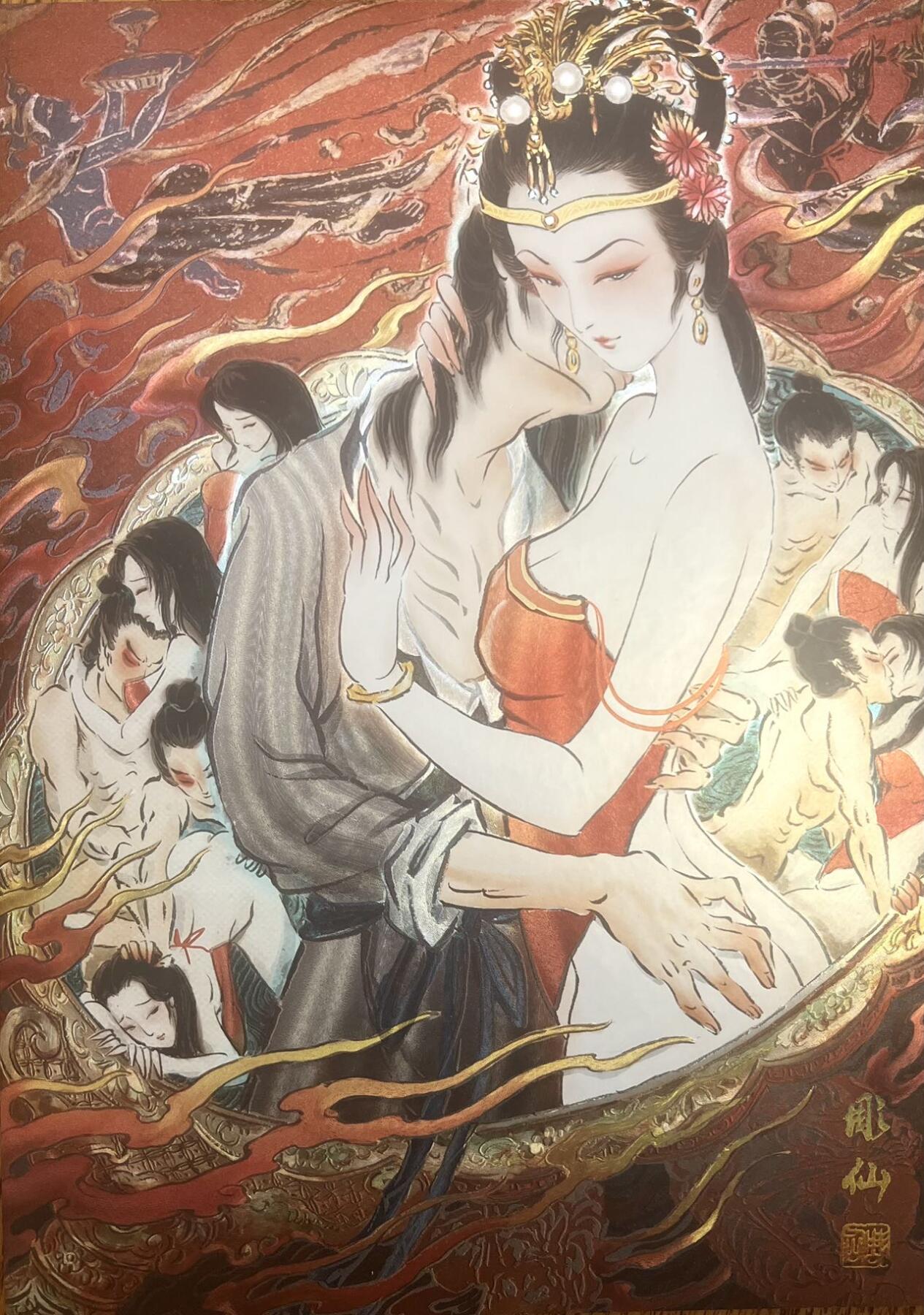 【美卡实拍】彫仙红楼5张大卡