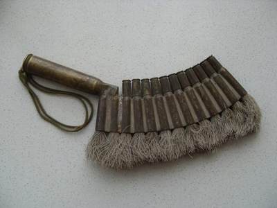 老弹壳毛刷 铜器 古玩 手工老物件！！