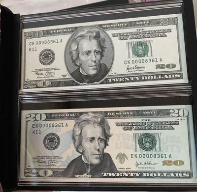 20美元同号钞