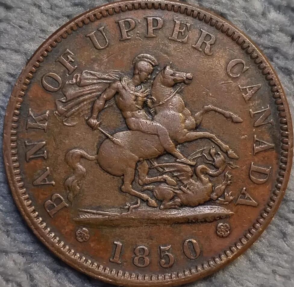 上加拿大银行代用币（1850年）