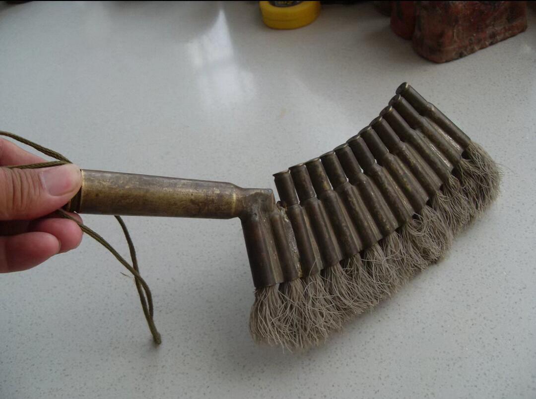 老弹壳毛刷 铜器 古玩 手工老物件！！