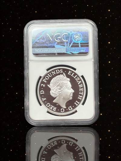 【英国】女王的神兽精制银币