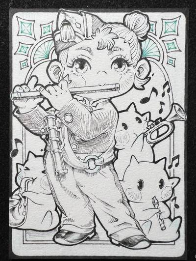 李尊奇-《吹笛子的少女》