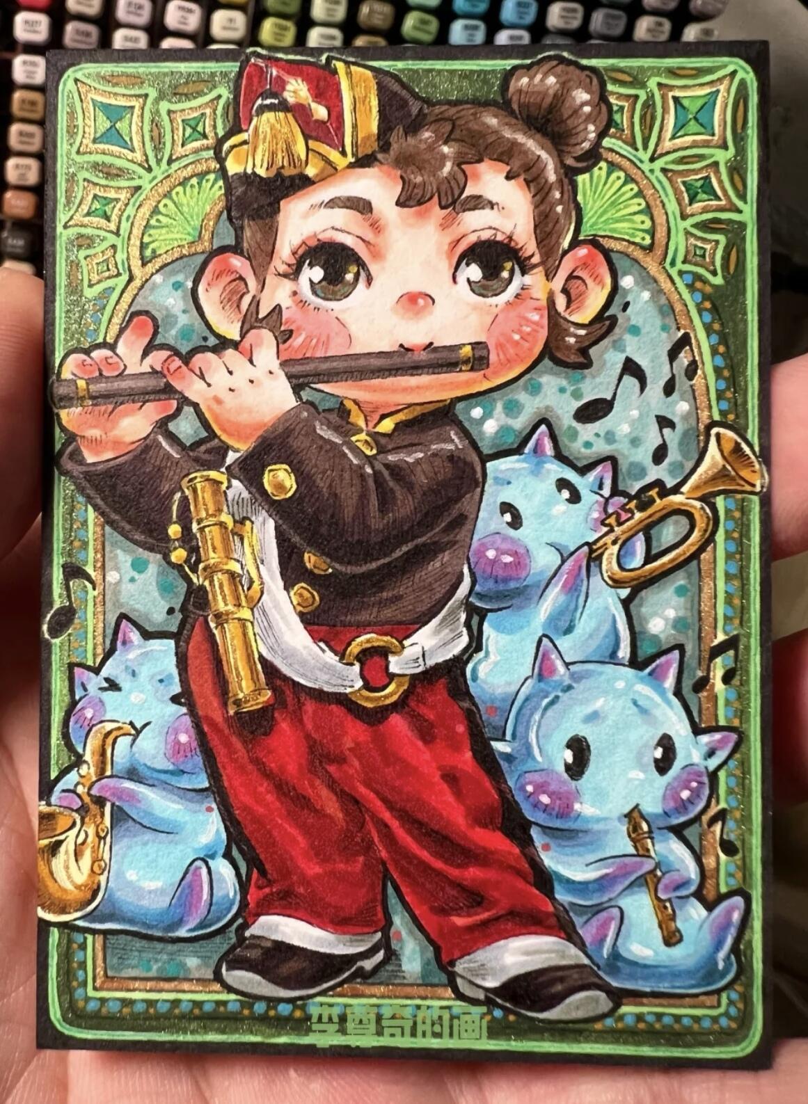 李尊奇-《吹笛子的少女》