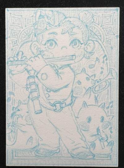 李尊奇-《吹笛子的少女》