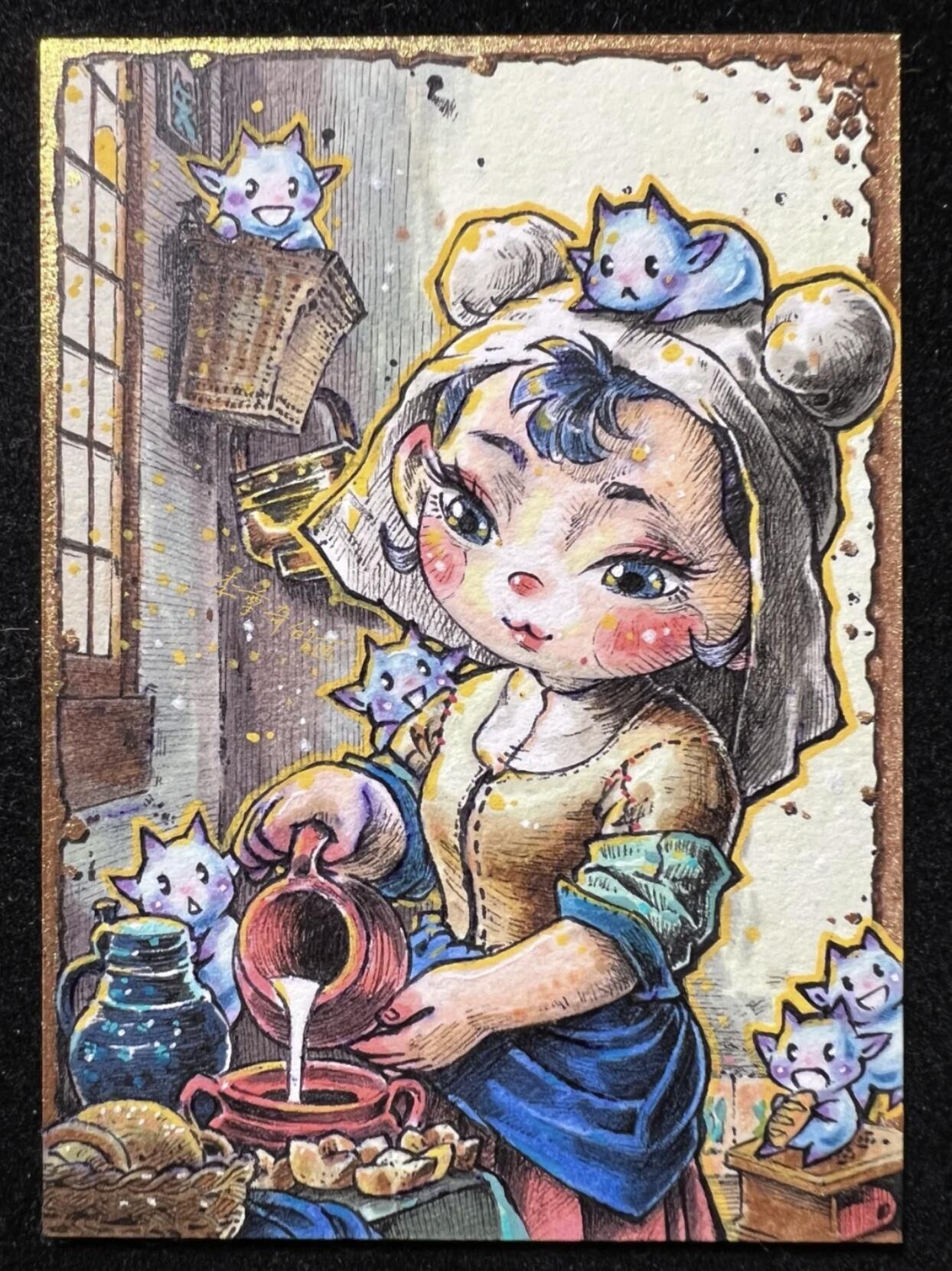 李尊奇-《倒牛奶的女仆》