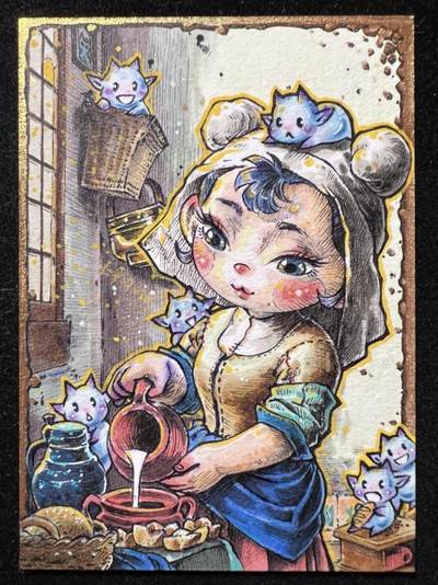 李尊奇-《倒牛奶的女仆》