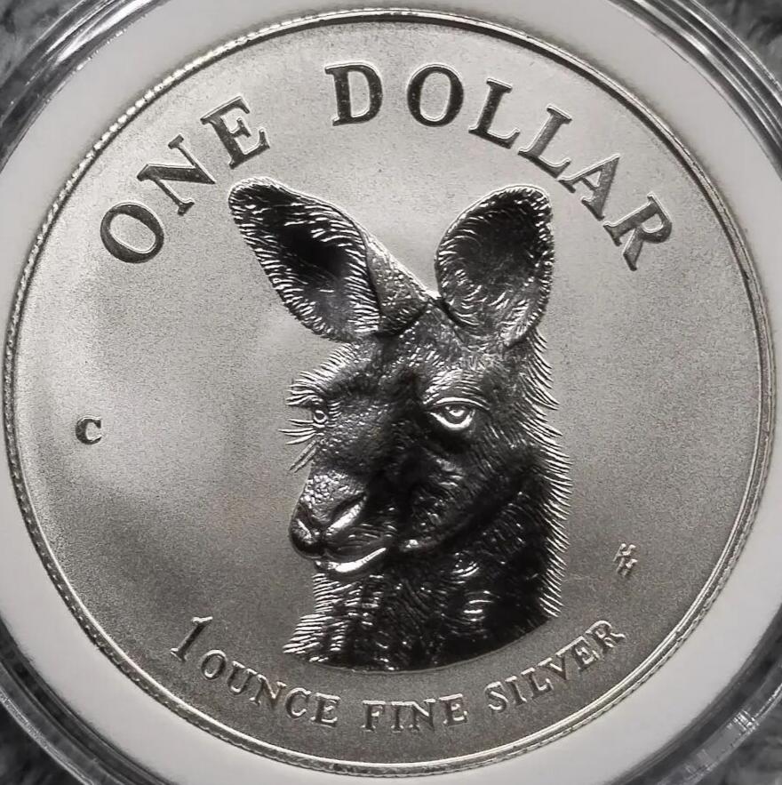 1995年澳大利亚袋鼠1盎司投资银币（Australian Kangaroo 1oz Silver Coin）✨