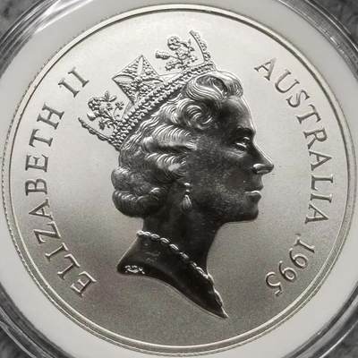 1995年澳大利亚袋鼠1盎司投资银币（Australian Kangaroo 1oz Silver Coin）✨