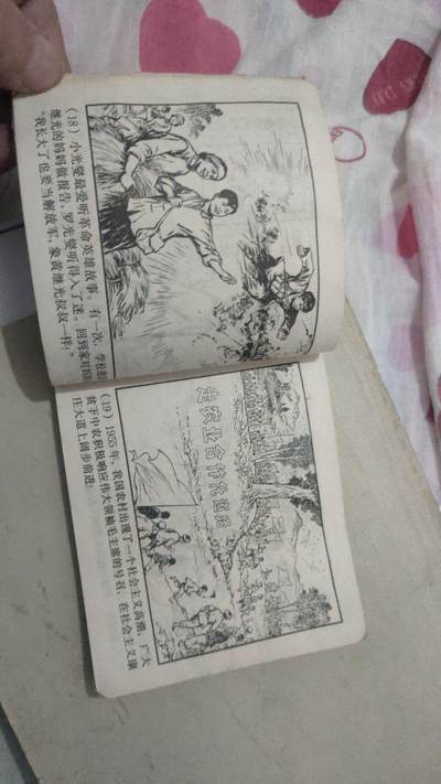 4本连环画打包一块卖，海灯法师84年一版一印，里面无勾画，完整不缺页，品相如图。滚雷英雄罗光乂，72年十月印刷，里面无勾画，完整不缺页。消息树，70年8月笫一版，里面无勾画，完整不缺页。心向北京，77年3月笫一版，里面无勾画，完整不缺页。4本总价4O元，