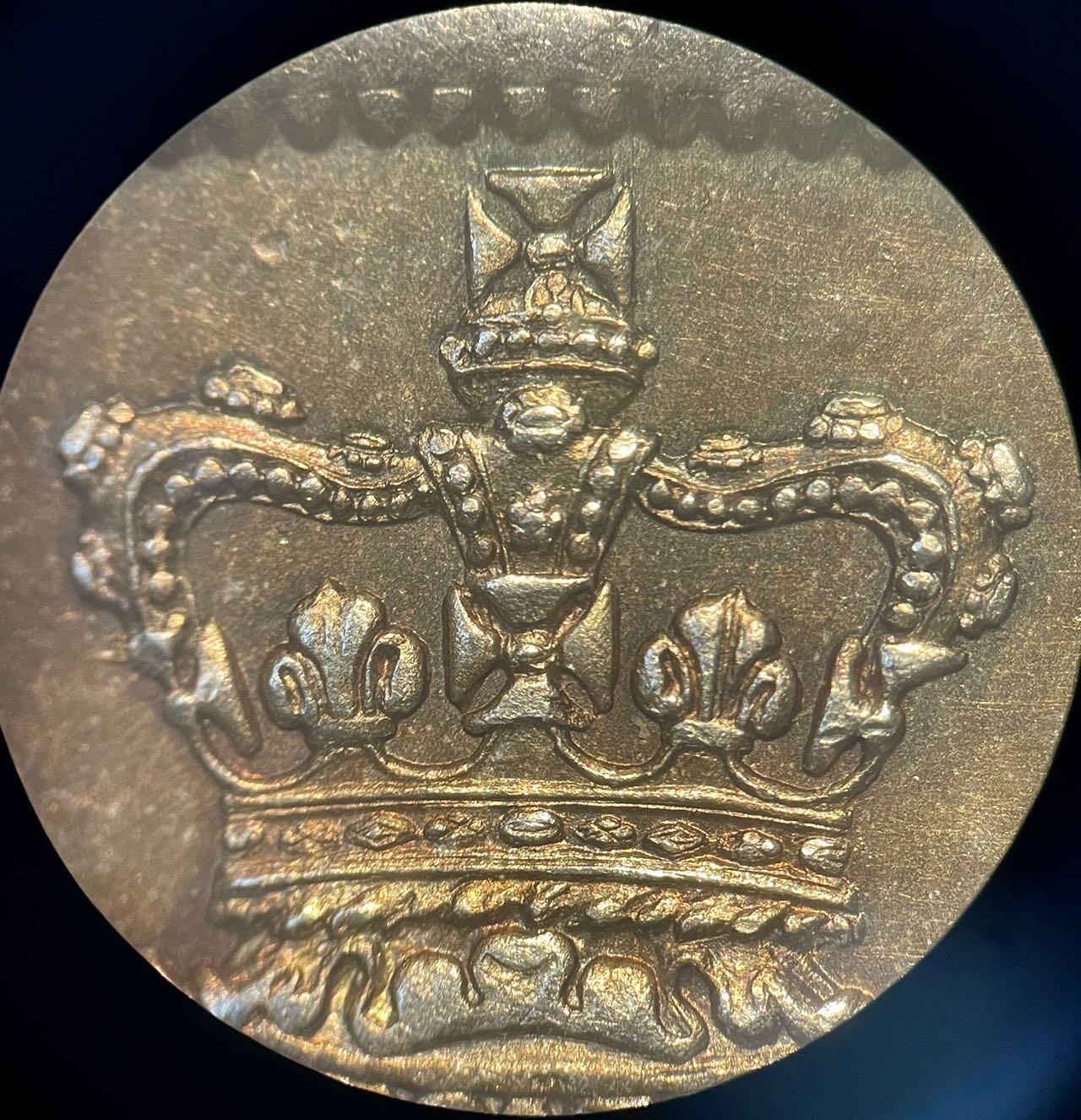 精致版半克朗，放大看细节，非常漂亮