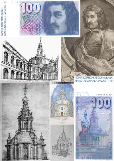 最有特色的一套瑞士钞。