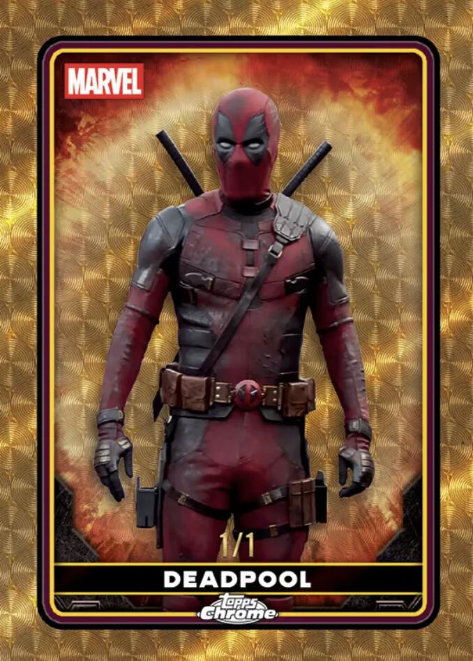 2025 TOPPS CHROME DEADPOOL 死侍收藏卡