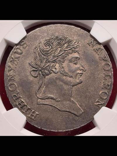 法属威斯特法利亚王国热罗姆泰勒银币