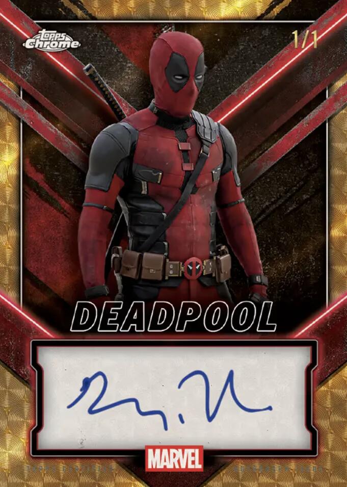 2025 TOPPS CHROME DEADPOOL 死侍收藏卡