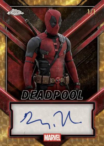 2025 TOPPS CHROME DEADPOOL 死侍收藏卡