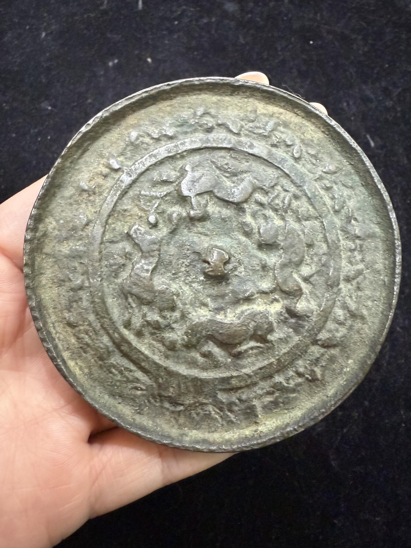 这铜鏡美死我了！隋唐跑兽镜 ，保老到代！