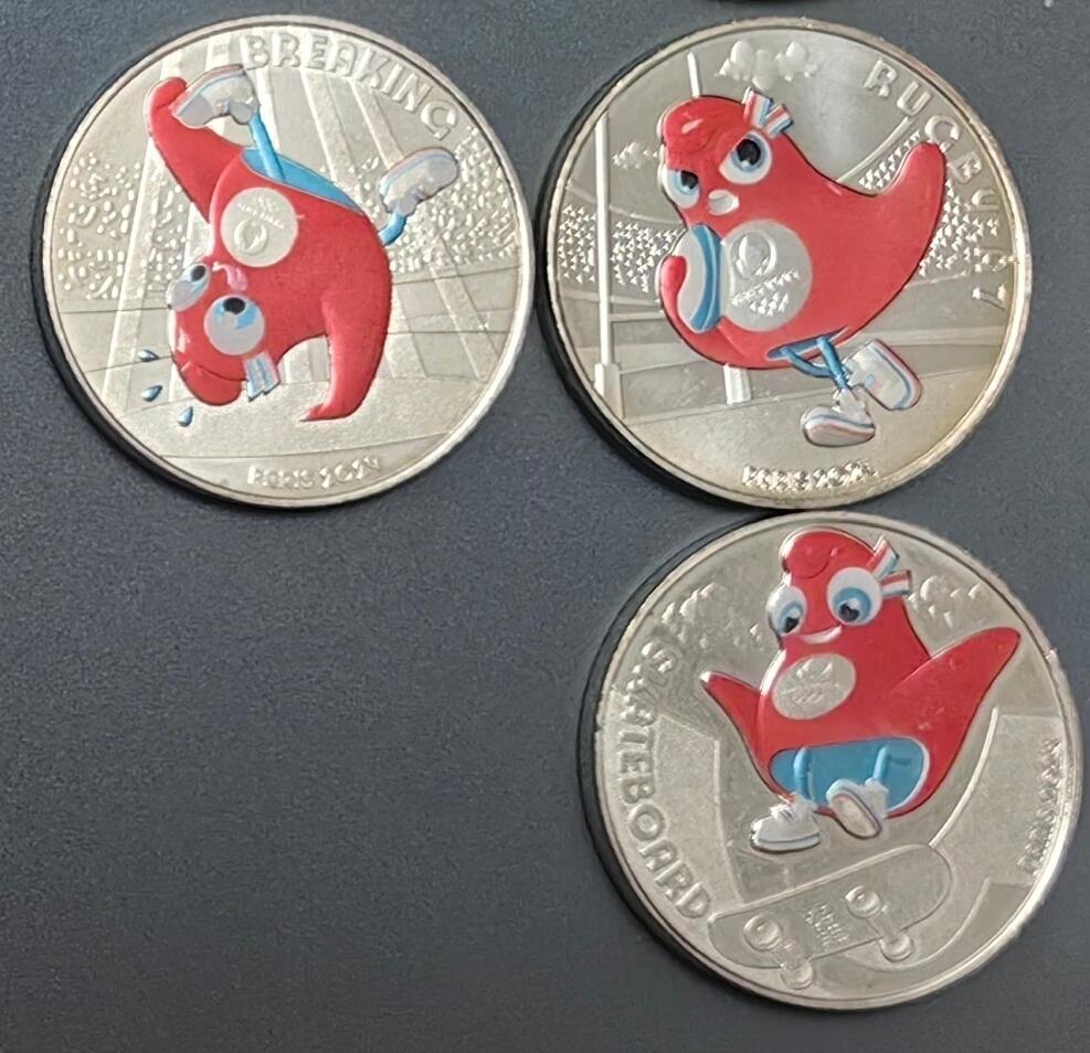 🎪2024年巴黎奥运会吉祥物“弗里热（Phryge）”主题纪念币
