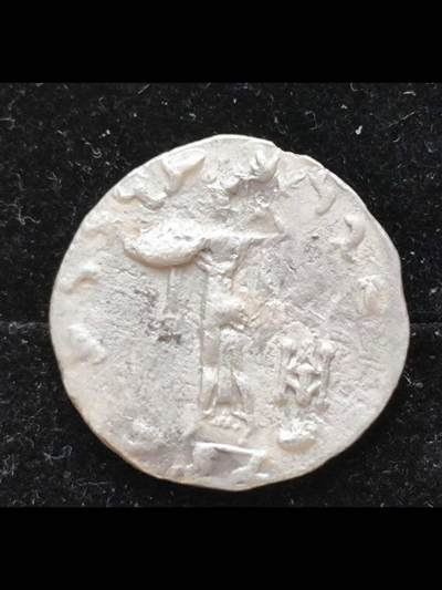 印度—希腊巴克特里亚国王米南德一世1德拉克马银币