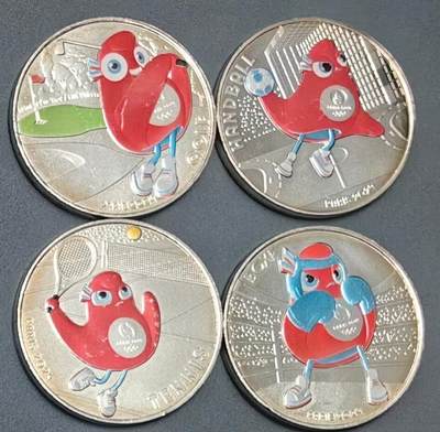 🎪2024年巴黎奥运会吉祥物“弗里热（Phryge）”主题纪念币