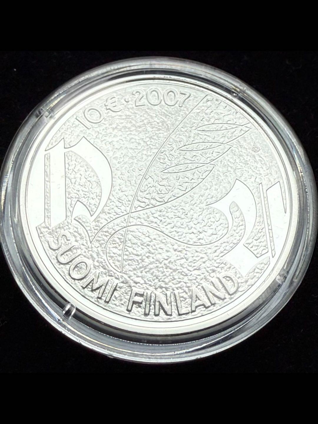 芬兰纪念米卡埃尔•阿格里科拉银币