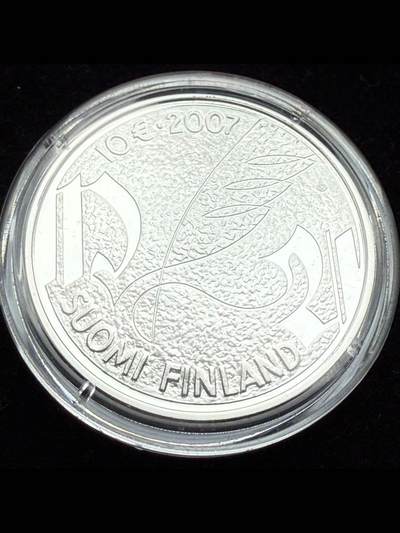 芬兰纪念米卡埃尔•阿格里科拉银币