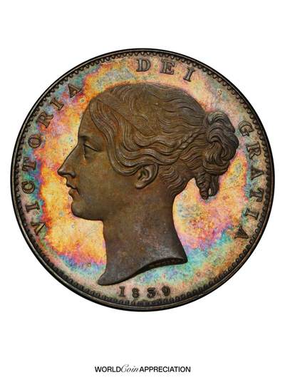 英国1839年「尤娜与狮子」银质样币