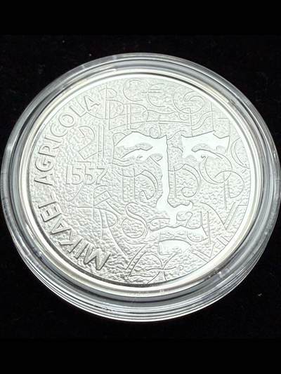 芬兰纪念米卡埃尔•阿格里科拉银币