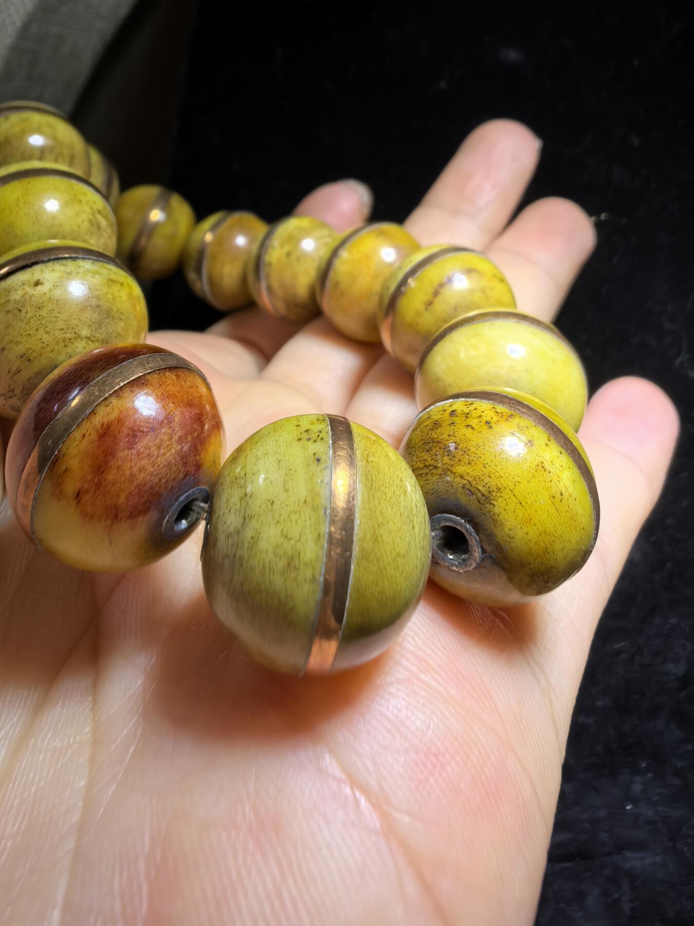 老森林王者佛珠手串男款，尺寸：1.6cm*1.5cm