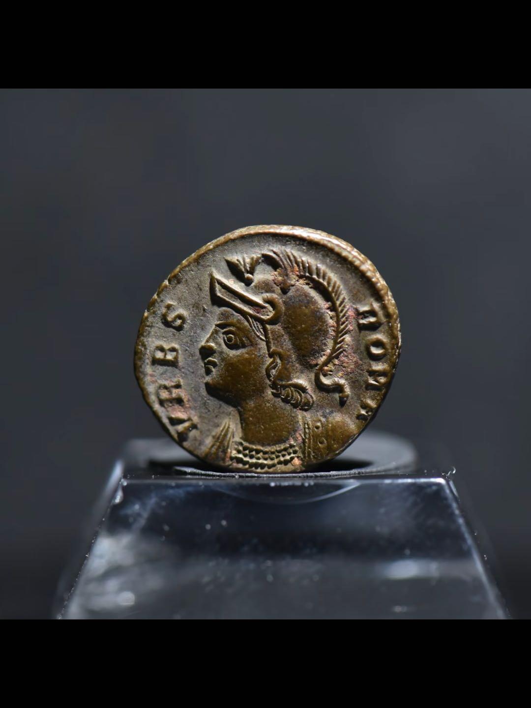 罗马帝国拜占庭母狼育婴打制铜币