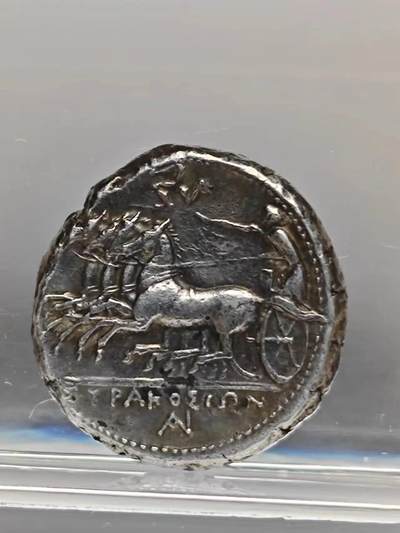 古希腊叙拉古水泽仙女四德拉克马银币